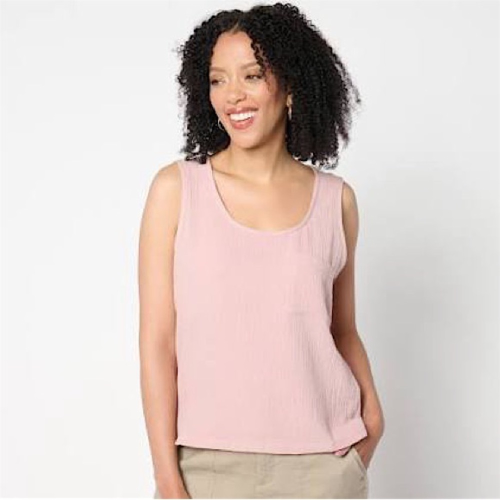 NWT Barefoot Dreams Barefoot Dreams Malibu Collection Sun Soaked Cotton Tank